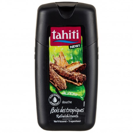 Gel douche bois des tropiques, rafraichissante Tahiti le flacon de 250 ml