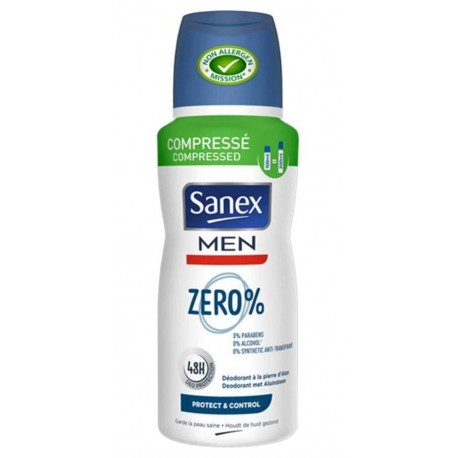 Déodorant zéro% protect control homme SANEX 100ml