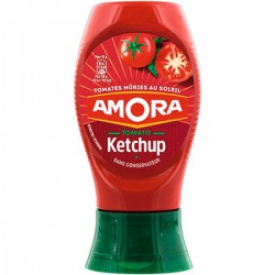 Amora 280G Flacon Souple Ketchup Nature Amora