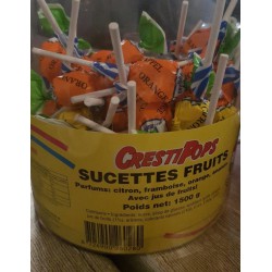 Tubo 150 Sucettes Fruits
