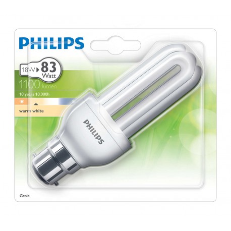 Ampoule Eco80 Genie 18W B22 827 1Bc-6