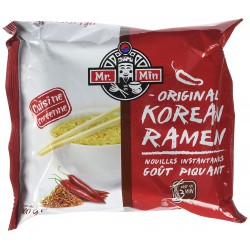 Mr Min Ramen Coréen Sachet Piquant 100 g Pack de 20