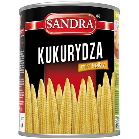 Canned Vegetables Mini Corn Cob 3100Ml