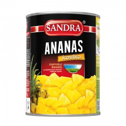 Canned Fruits Pineapple Cube 580Ml