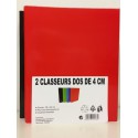 Exac.2 Classeurs + Etiqu A4 D40