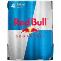 Red Bull Boisson Énergisante S/Sucres Red Bull : Le Pack De 4 Canettes De 25Cl