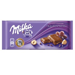 Milka Raisins&Hazelnuts 300G X14
