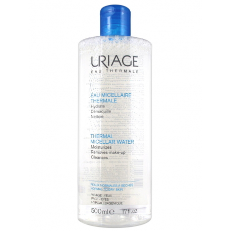 Uriage Eau Micellaire Thermale Peaux Normales à Sèches 500 ml