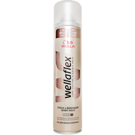 Wellaflex Hairspray Shiny Ultra Strong Hold 400ml
