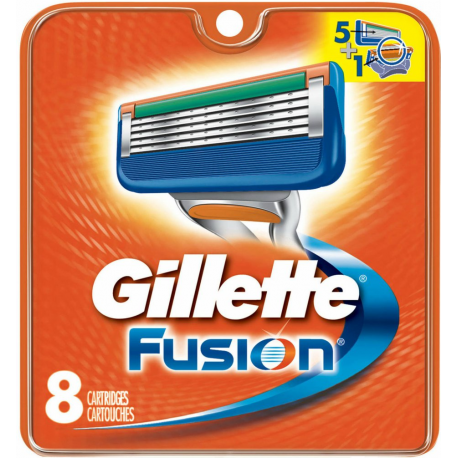 Gillette Fusion Razor Blades Pack of 8 For Men