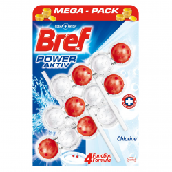 Bref Power Activ Chlorine zawieszka do muszli WC 3x50 g