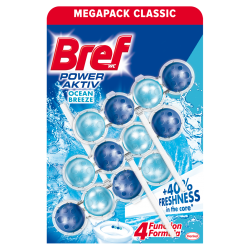Bref WC Power Aktiv Ocean Zawieszka do muszli WC 3 x 50g