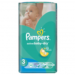Pampers Pieluchy S3 Active Baby VP 58