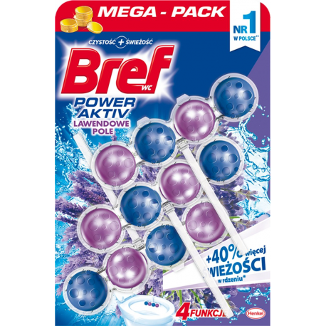 Bref Power Active 3 x 50 gram Lavender