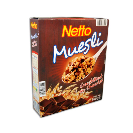 Netto Muesli CrSaint Choco 500G