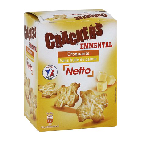 Netto Crackers Emmental 105G