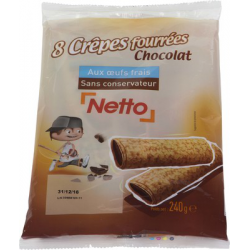 Netto Crep Choco Noisetx8 240G