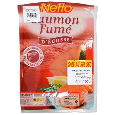 Netto Saumon F Ecossais150G