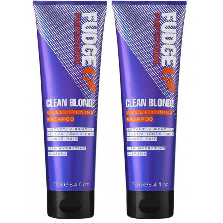 Fudge Clean Blonde Dam Rew V-Toning 2X250Ml Set