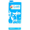 Lait demi-écrémé brique 1l Bf Pal 420