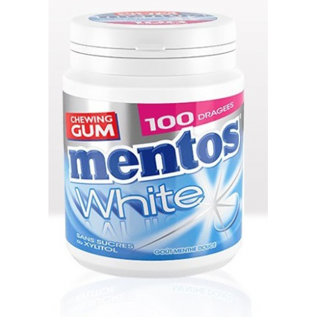 Mentos Gum White Menthe Douce