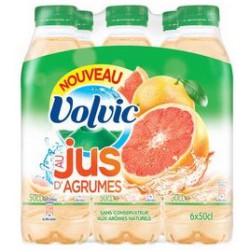 Pack Bouteille Pet 6X50Cl Volvic Jus D Agrumes