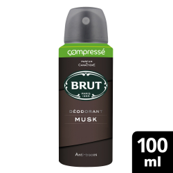 Brut Déodorant Compressé Musk Le Spray De 100Ml