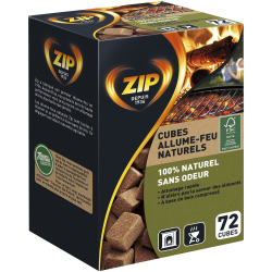Zip Allume-Feu En Cube La Boîte De 72 Allumes-Feux
