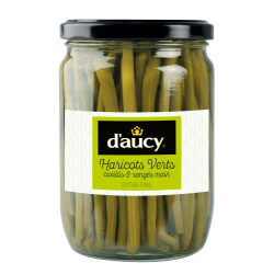D'Aucy Haricots Vert Extra Fins Le Pot De 280G