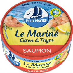 Petit Navire Miettes De Saumon Citron & Thym La Boite De 110G