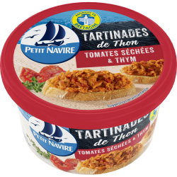 Petit Navire Tartinades Thon Tomates Et Thym La Boite De 125 G
