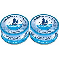 Petit Navire Petit Navire Thon Naturel Démarche Responsable Les 2 De 140G