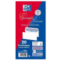 Oxford 20 Enveloppes Premium Auto-Adhésives - 22 Cm X 11 Cm X 0,8 Cm