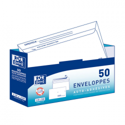 Oxford 50 Enveloppes Distributeur 11 Cm X 22 Cm X 3,5 Cm