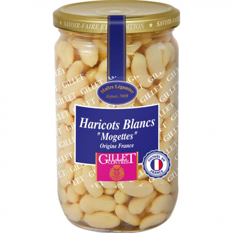 Gillet Contres Haricots Mogettes Blancs 395G