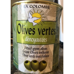 La Colombe Olives Vertes Dénoyautées 360 G