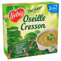 Liebig Soupe Oseille Cresson Et Crème Fraiche Les 2 Briques De 30Cl