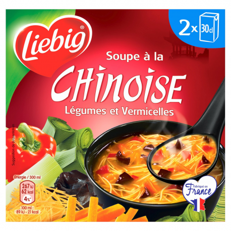 Liebig Soupe À La Chinoise Les 2 Briques De 30Cl
