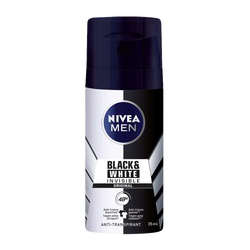 Nivea Mini Déodorant Black & White Homme Atomiseur De 35Ml