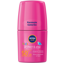 Nivea Sun Protection Solaire Kids Résistant À L'Eau Fps50 + Le Roll-On De 50Ml