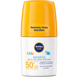 Nivea Protection Solaire Sensitive Kids Spf 50 + Le Roll-On De 50Ml