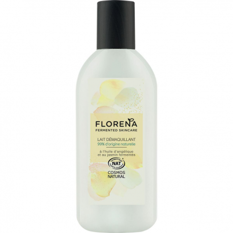 Florena Lait Démaquillant À L'Huile D'Angélique Et Jasmin Bio 200Ml