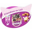 Whiskas Friandises Pour Chats Au Lait La Boite De 55G