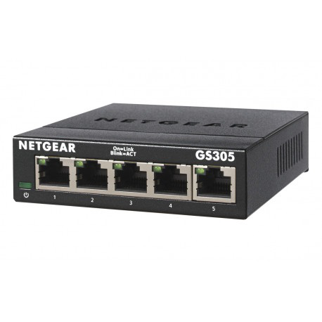 Netgear Gs305-300Pes Non-Géré L2 Gigabit Ethernet ( 10/100/1000 ) Montage Mural