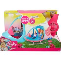 Mattel Véhicule Poupée Mannequin Hélicoptère Barbie