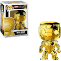Funko Pop Bobble Marvel Studios 10 Iron Man ( Chrome ) Collectible Figure 33434 Multicolour