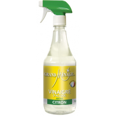 Grand Menage Vinaigre D'Alcool Aromatisé Au Citron 12° Le Pistolet De 750 Ml