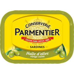 Parmentier Sardines Sans Arêtes Au Filet D'Huile D'Olive Vierge Extra 135G
