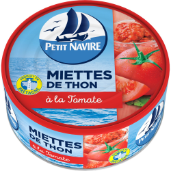 Petit Navire Miettes De Thon À La Tomate La Boite De 104 G