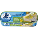 Petit Navire Filets De Maquereaux Msc Sans Peau Huile Olive La Boite De 145G